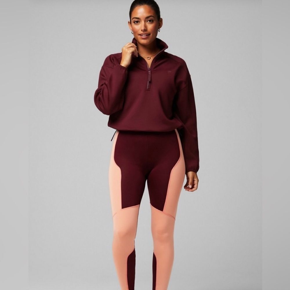 Fabletics New Barrier Scuba Oversized Pullover XL